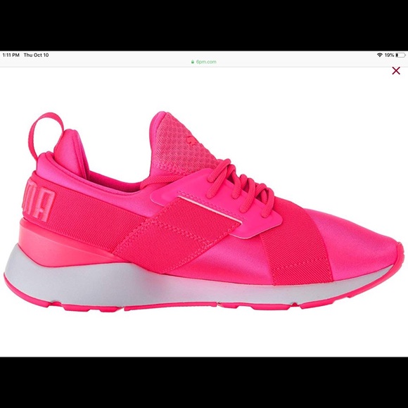 puma muse satin knockout pink